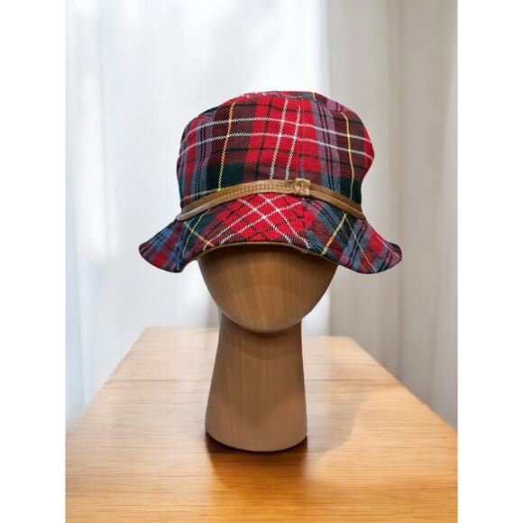 NWOT Y2K Coach Tartan Bucket Hat Size – Size M/L - Picture 1 of 5